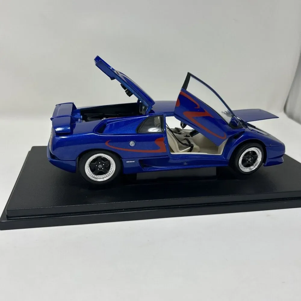 Welly 1/18 Lamborghini Diablo SV Blue Diecast / Missing Driver Door